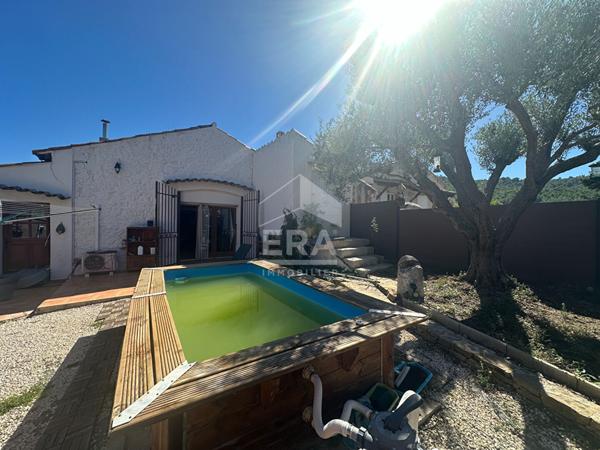 A VENDRE 13830 ROQUEFORT LA BEDOULE MAISON TYPE 4 DE 115 M² SUR 520 M² DE JARDIN GARAGE CAVE