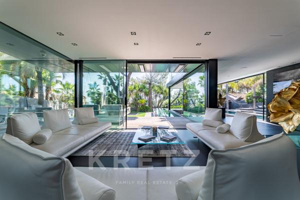 Prestigieuse villa d'architecte vue mer