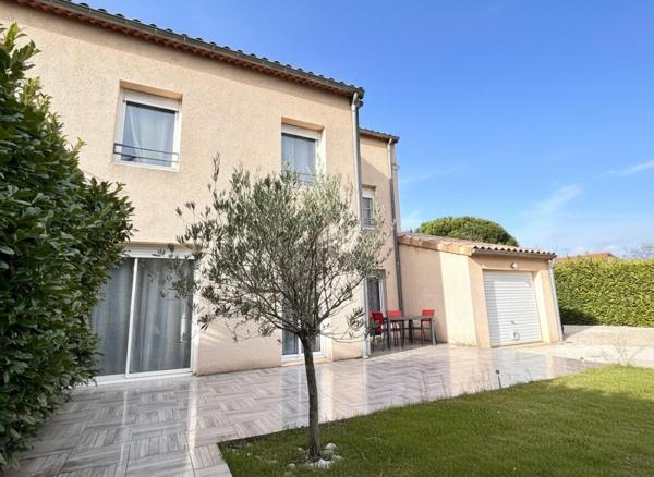 Montélimar sud Jolie Villa fonctionnelle, trois chambres, garage, jardin clos et arboré