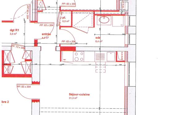 Appartement à vendre    3 pièces •  Argentan