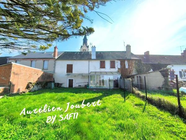 Maison de ville 80 m² avec garage 56 m² et jardin