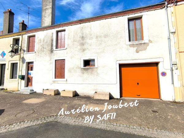 Maison de ville 80 m² avec garage 56 m² et jardin