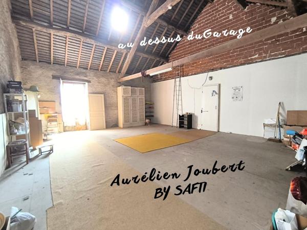 Maison de ville 80 m² avec garage 56 m² et jardin