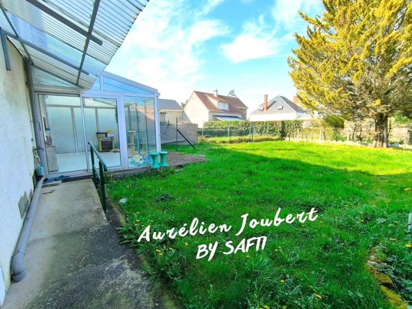 Maison de ville 80 m² avec garage 56 m² et jardin