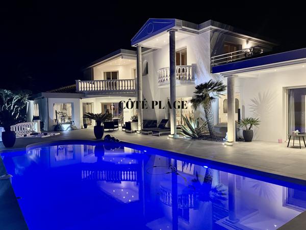 Vaux-sur-Mer (17640) VAUX PONTAILLAC VILLA AVEC PISCINE SPA GRAND VOLUME AU PRIX DE 2 080 000 € HAI