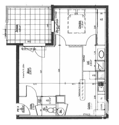 Appartement à vendre 2 pièces 48 m² Noyal-Châtillon-sur-Seiche