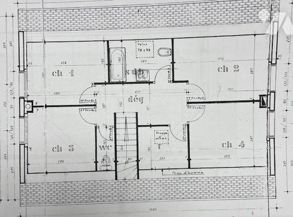 Maison fonctionnelle, 5 chambres, jardin