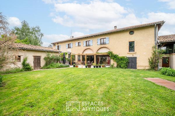 Ancienne ferme rénovée avec charme et authenticité à la campagne