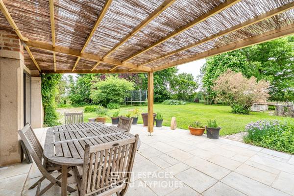 Ancienne ferme rénovée avec charme et authenticité à la campagne