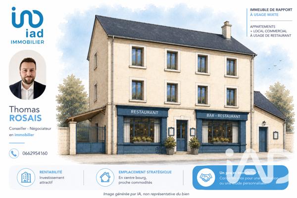 Immeuble à vendre 547 m² Montauban-de-Bretagne