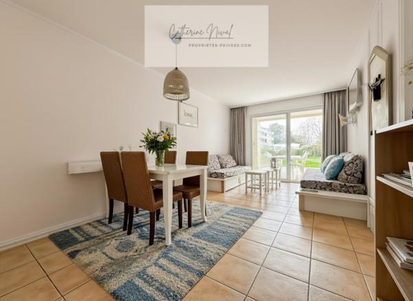 La Baule . Appartement 2 pièces, terrasse 25 m², résidence sécurisée avec piscines