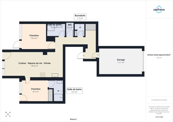 Haute Savoie (74), à vendre SAMOENS - Domaine skiable Grand Massif - Appartement T3 63 m²
