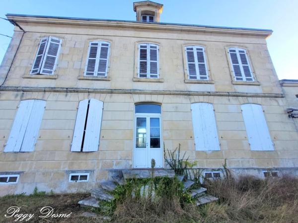 Propriété à vendre 14 pièces SAINT JEAN D'ANGELY (17) - Ancien domaine viticole, Bâti de 940 m2, Maison de maître, Dépendances.