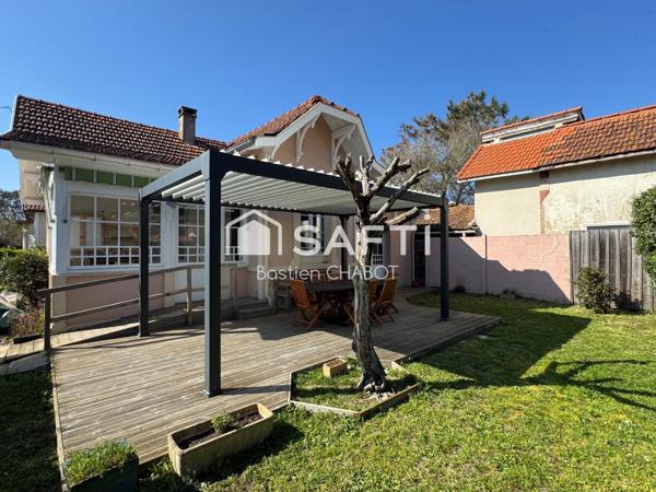 Maison arcachonnaise de 86 m² à 500 m des plages