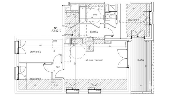 Appartement à vendre 4 pièces 82 m² Villeurbanne