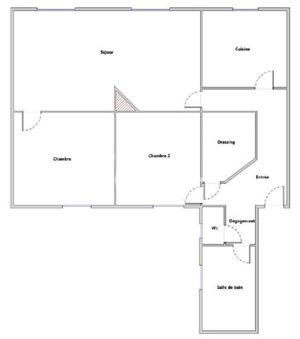 Charme de l'ancien 3P - Etage élevée - Rue du Poteau