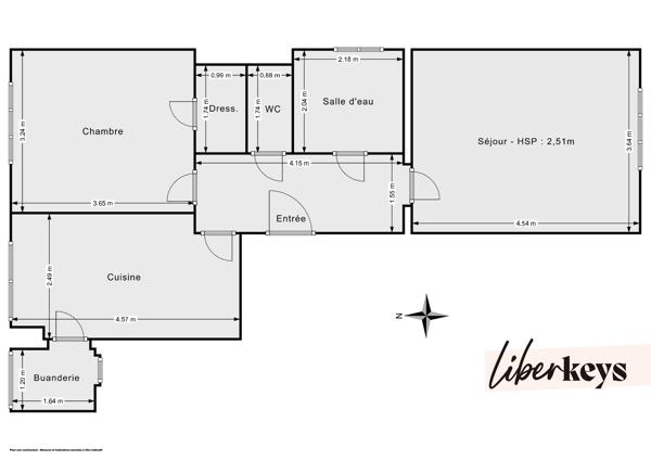 T3 58 m² avec box fermé et cave – Idéal investisseur ou primo-accédant