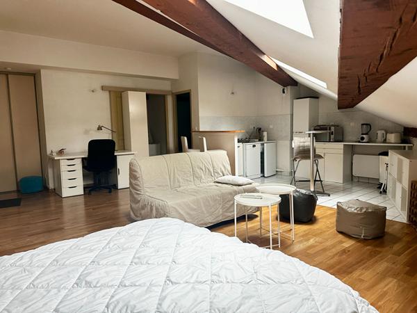 NANCY - Studio 37,40 m² Carrez / 48,60 m² au sol - Vendu meublé