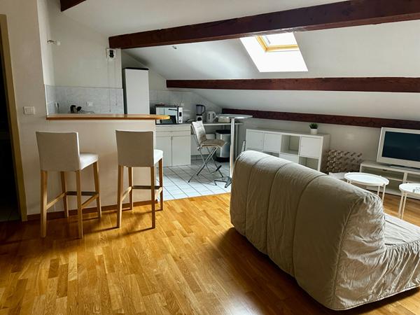 NANCY - Studio 37,40 m² Carrez / 48,60 m² au sol - Vendu meublé