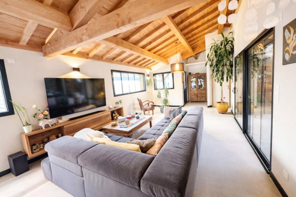 Belle maison d'architecte en ossature bois esprit Bassin