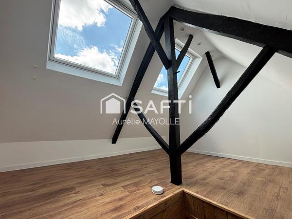 Maison de ville 1930, 4 chambres, jardin, garage