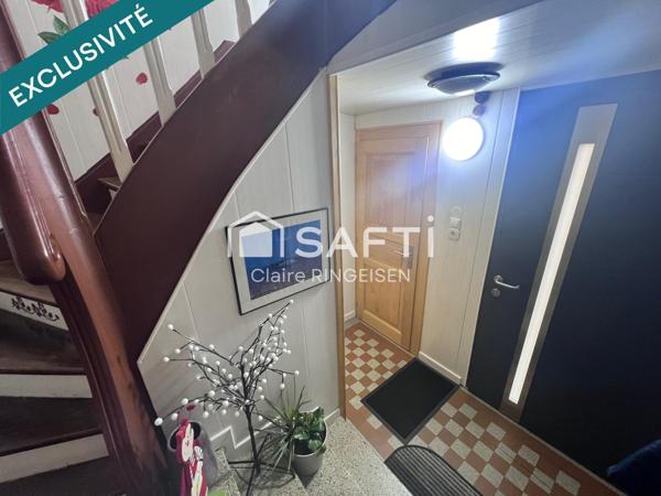 Grande maison + 3 studios loués situés à Saint-Avold