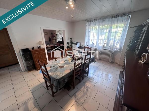 Grande maison + 3 studios loués situés à Saint-Avold