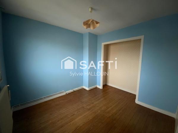 Maison à rénover 67m2, 2 chambres, jardin, garage