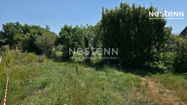 Terrain constructible de 601m² avec un belle façade de plus de 20m libre de constructeur en campagne de Trignac