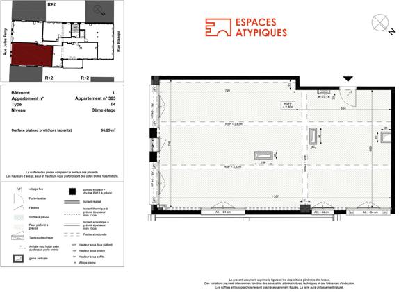 Loft industriel brut à aménager