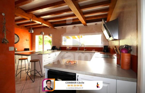 Pont de l'Isère maison 134 m2 avec piscine, jardin 2000m2 et studio 38m2