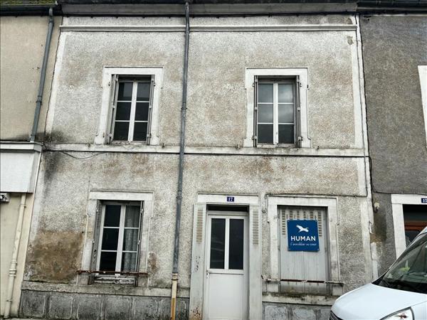 Maison à vendre 21 240 € Châteauneuf-sur-Cher 3 p 53 m² DPE