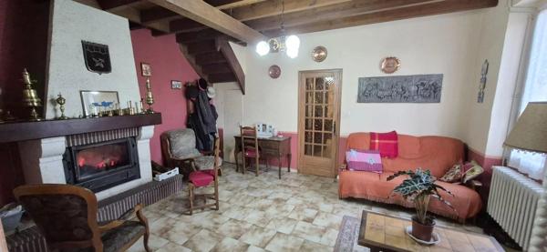 Propriété dans un cadre champêtre.