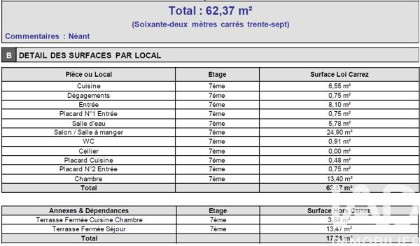 Appartement à vendre 3 pièces 62 m² Toulon