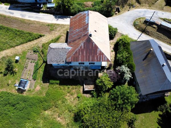 Maison T4 82m² avec Grange 300m² à rénover