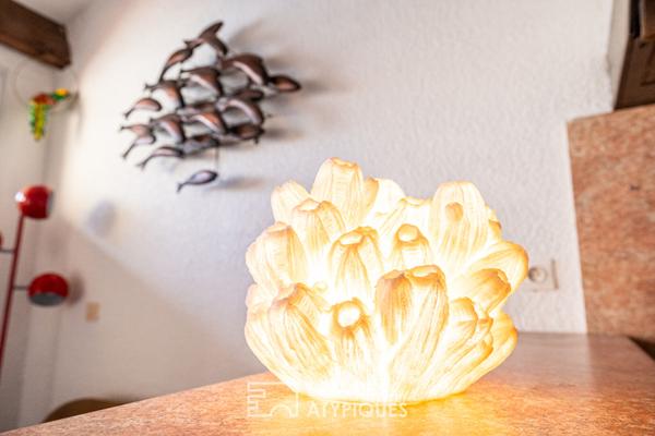 Appartement en dernier étage avec vue sur la Marina à Canet-Plage