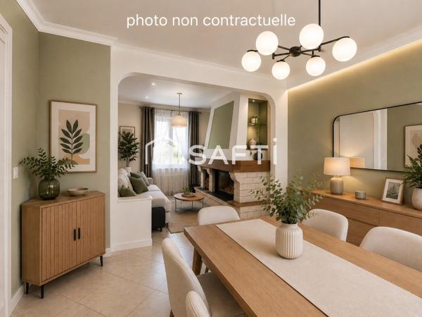 Maison familiale, 5 ch, proximité Châteaudun
