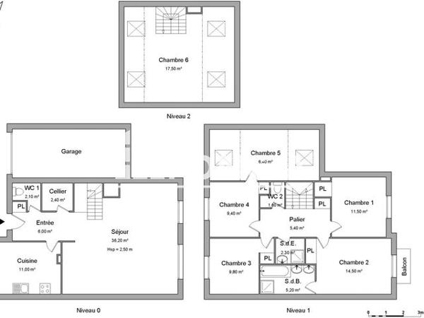 Location Maison 7 pièces 141.3 m² - 80 RUE DU VAL FLEURI Fourqueux 78112