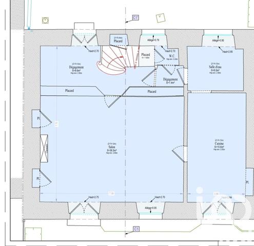 Maison 3 pièces de 156 m² à Thorigné-Fouillard (35235)