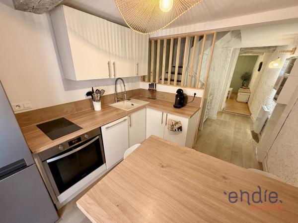 LORGUES MAISON DE VILLAGE T4 MEUBLEE