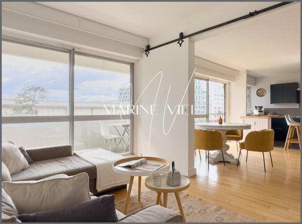 Appartement lumineux avec grands balcons - 3/4 chambres - proximité métro et gare