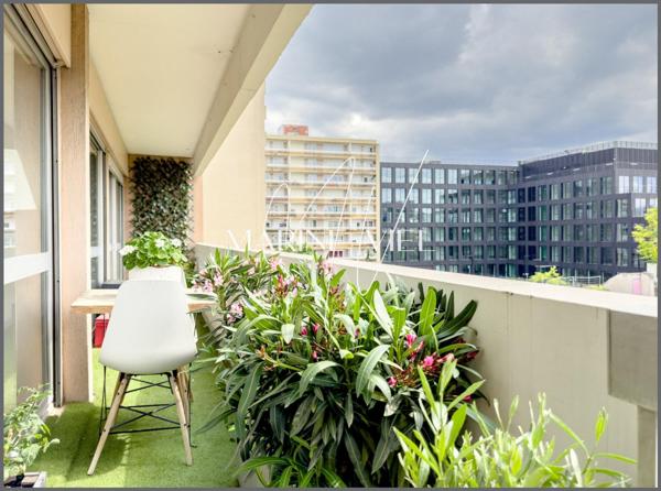 Appartement lumineux avec grands balcons - 3/4 chambres - proximité métro et gare