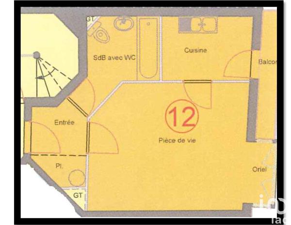 Apartment for sale 2 rooms 35 m² Paris 12