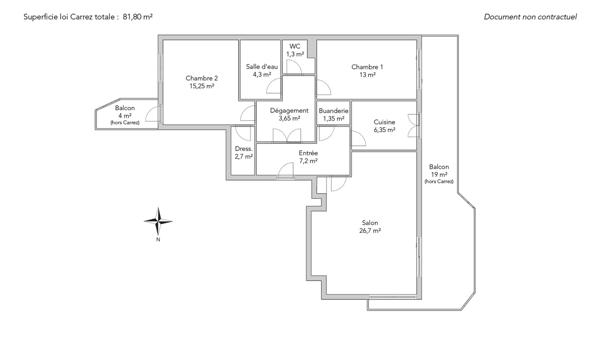 Appartement Paris 15e - VOLONTAIRES