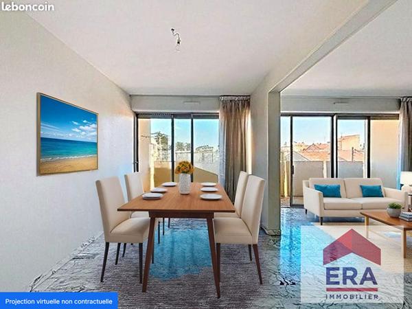 Appartement T3/T4 82m² lumineux, traversant? Garage, Cave !