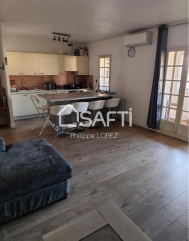 Grand T3 avec loggia proche de tout !