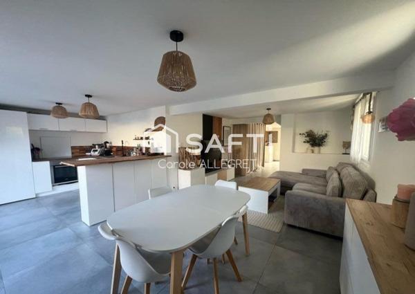 Maison rénovée et son jardin