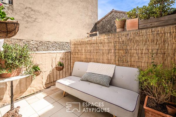 Appartement avec terrasse, au calme, à deux pas des Halles de Narbonne