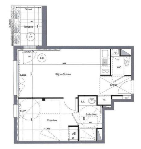 Appartement 2 pièces - 44210 Pornic