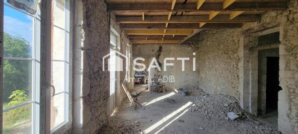 Maison 93 m² à rénover 3 chambres Fort potentiel